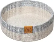 Cat Basket Bed Wicker Scratching Comfortable Woven Kitten Nesting Pad Woven Cat Bed Basket Woven Kitten Basket Cat, A, 40cm