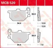 TRW Lucas Brake pad MCB520