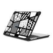 MacBook Pro 14-inch (M1 - M4) Bounce Case BLACK LANDSCAPE BY ROMERO BRITTO
