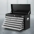 Premium 10-Drawer Tool Box Chest Cabinet Garage Storage Toolbox Steel Silver