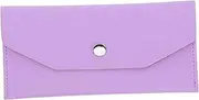 [CAXUSD] Compact Reusable Money Pouch for Women Elegant PU Wallet Button Closure for Weddings Birthdays Daily Use Versatile Envelope Design