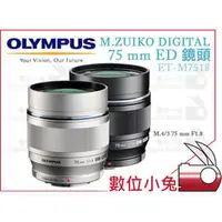 在飛比找PChome商店街優惠-數位小兔【OLYMPUS ET-M7518 鏡頭 黑色 】M