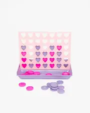 Multi Colour Love Heart Connect Four