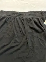 Terra & Sky Women's Black 4X (28W - 30W) Pull On Maxi Skirt - NWT