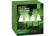 Mirabella 24cm Ghost Stake LED Lights 4 pack