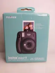 FUJIFILM INSTAX MINI 11 INSTANT CAMERA CHARCOAL GRAY BOXED