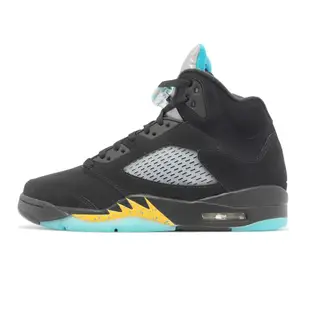 Nike Air Jordan 5 Retro Aqua 黑 藍 黃 喬丹 反光 CP3 男鞋 DD0587-047