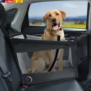 Dog Car Seat for Pet Travel with Waterproof Pad, Half Seat Dog Hammock,Harness H