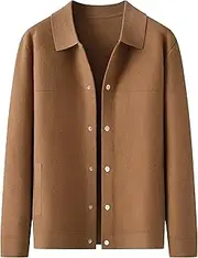[Generic] Men Shawl Collar Buttons Cardigan Sweaters Slim Fit Button Cardigans Sweater Shawl Collar Button Down Cardigan Sweater