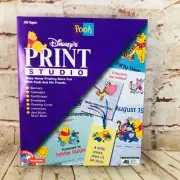 Disney's PRINT STUDIO WINNIE THE POOH PC CD-ROM with Handbook