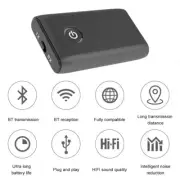 Bluetooth 5.0 Transmitter Receiver 2 IN 1 Wireless Audio 3.5mm Jack Aux Adapter