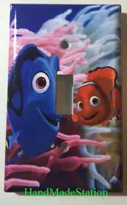 Finding Nemo & Dory Light Switch Power Outlet Wall Cover Plate Home decor