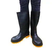 在飛比找蝦皮購物優惠-國際認證 LT-102 防酸鹼鋼頭安全靴 雨鞋 搭配防護衣 