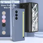 Tempered Glass Cover+Pen For Samsung Galaxy Z Fold6 Fold5 Fold4 3 360° Full Case