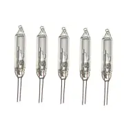 3.5V Mini Christmas Replacement Bulbs for Incandescent String Lights, Pinched