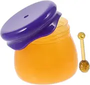 VICASKY Jar with Spoon Refillable Cosmetic Container Travel Friendly Sample Jar for Lip Gloss Creams Ointments Lightweight and Versatile for Outdoor Use and Storage