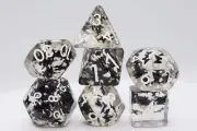 Butterfly Kiss - Black RPG Dice Set Brand New