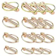 Lynch Pin Lynch Pin Assortment Kit Linch Pin with Ring 4 Sizes 30 Pcs