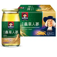 在飛比找維康醫療優惠-Quaker 桂格蟲草人蔘滋補液盒裝 60ml 6 瓶入