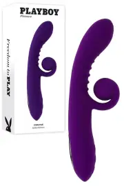Playboy Curlicue 9.3" Rolling Rabbit Vibrator