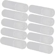 GANAZONO 10pcs Portable Refillable Roller Essential Oil Bottles Travel Leak Perfume Containers for Home and Outdoor Use Wear-resistant Design