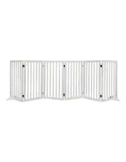 [PaWz] Wooden Pet Gate Dog in White