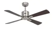 Smart Ceiling Fan Remote Control Dc Fan Neo 103cm Matt Chrome Wood Dark