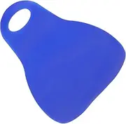 BCOATH Foldable Snow Sled Durable Plastic Downhill Board for Grass Sand Sliding Easy to Use Winter Plaything for Outdoor Pear Shape