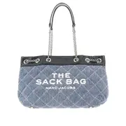 [MARC JACOBS] MARC JACOBS Medium 'The Quilted Denim Chain Sack Bag' Woman One Size One Size Blue