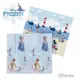 【Disney 迪士尼】攜帶型1.5CM摺疊遊戲墊- 冰雪公主+雲漫沙灘