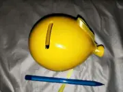 Balloon Shaped Money Box Yellow