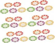1set Floral Paper Plates Disposable Tableware for Birthday Parties Holidays Events Lightweight Design for Everyday Use Picnics Random Color 50pcs