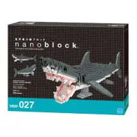 在飛比找momo購物網優惠-【nanoblock 河田積木】迷你積木-大白鯊DX(NBM