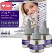 FELIWAY Optimum Enhanced Calming Pheromone 30-Day Refill – 3 Pack