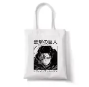 Anime Attack on Titan Shopping Bags Harajuku Eco Linen Tote Bag Reusable Kawaii