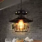 Black Lighting Night Light lamp Creative Cage Lighting Industrial Lamp Bar