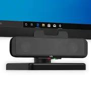 Cyber Acoustics USB Speaker Bar (CA-2890) Stereo USB Powered Speaker, Easily