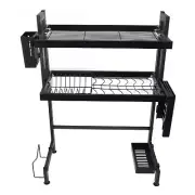 (Double) 55Cm Kitchen Sink Shelf Countertop Dish Storage Rack Dishwashing Rac