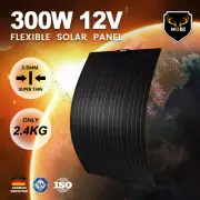 MOBI 300W Flexible Solar Panel Mono 12V RV Boat 4WD Camping Caravan