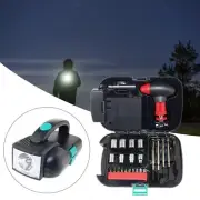 2 - 1 Outdoor Camping Flashlight Tool Set with Light Tool Box Hardware 24pcs/set