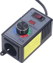 Motor Speed Regulator, 0-220VAC Output Motor Speed Controller 10A Overload AC220-240V Real Time Display for Electric Stove Oven (AU Plug)