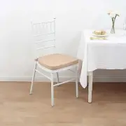 Nude POLYESTER CUSHION for CHIAVARI CHAIR Wedding Ceremony Dinner Decoration