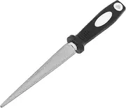Totority Fishing Hook File Sharpening Tool Portable Mini Sharpener Adamas Material Half Round File for Glass Marble Bone 1pc