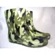 {短筒水晶雨靴}~100%PVC台灣製造~ 短靴 ~雨鞋 ~雨靴 ~適合任何需要防水工作環境~柔軟舒適~內附原廠鞋墊~(E.綠迷彩)