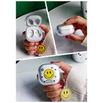 三星 GALAXY BUDS2 三星無線藍牙耳機盒 GALAXY BUDS LIVE三星耳機包 保護套 PRO透明笑臉殼