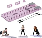 Lhanel Pilates Board, Lhanel Pilates Board Pilates Reformer Set, Multi-Purpose Foldable Pilates Reformer Board, 5in1 Pilates Sliding Board for Home, Shape Your Entire Body