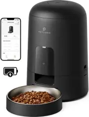 PETLIBRO Automatic Cat Feeder, Wi-Fi Rechargeable Cats Food Dispenser Battery...