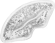 WOONEKY Mini Cm Lip Mask-shaped Gel Cooling Pack Zipper Seal Reusable Cooling Eye Mask Lip Pad for Treatment Care Patch Fashionable Design Versatile Use