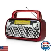 Studebaker SB2006 Bluetooth Speaker with AM/FM Portable Radio Bluetooth Strea