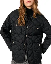 Maje Reversible Quilted Coat
